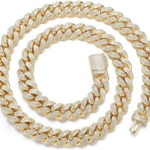 Ice Cuban Gold Chain 20 Inch